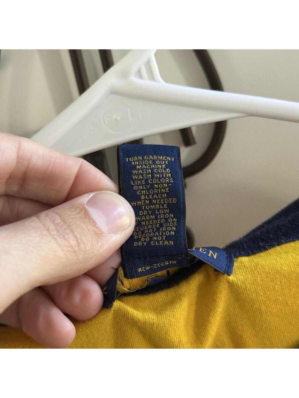Polo Ralph Lauren 67 Ringer Baby Tee 💛 - Picture 4 of 8